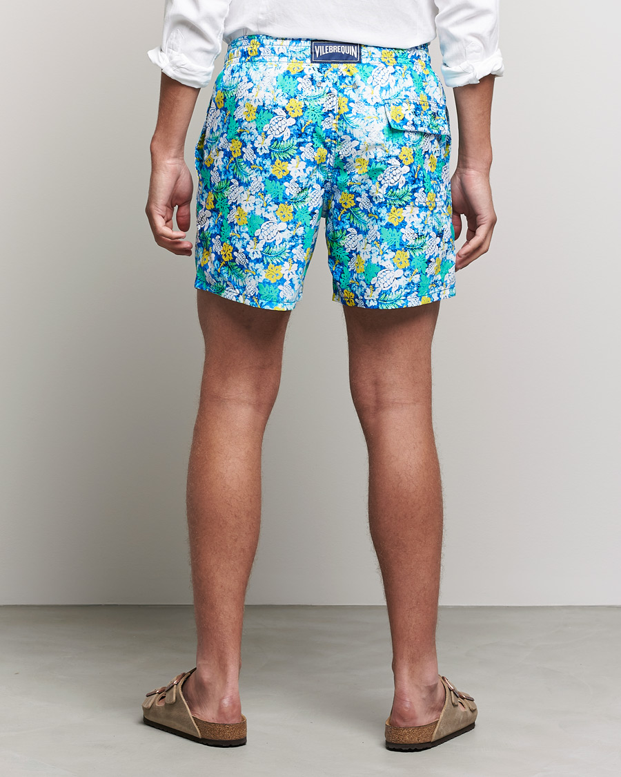 Hombres | Bañadores | Vilebrequin | Moorea Swim Shorts Blue Lazuli