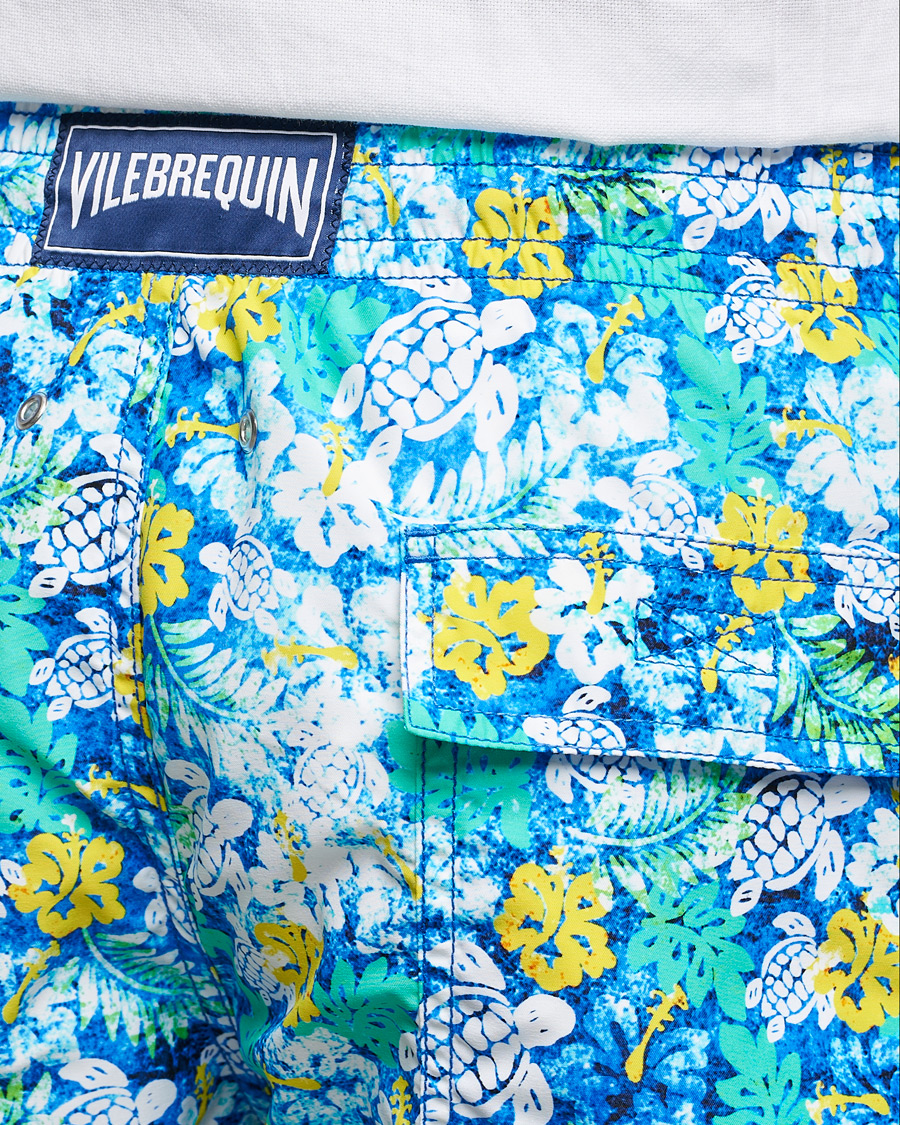 Hombres | Bañadores | Vilebrequin | Moorea Swim Shorts Blue Lazuli