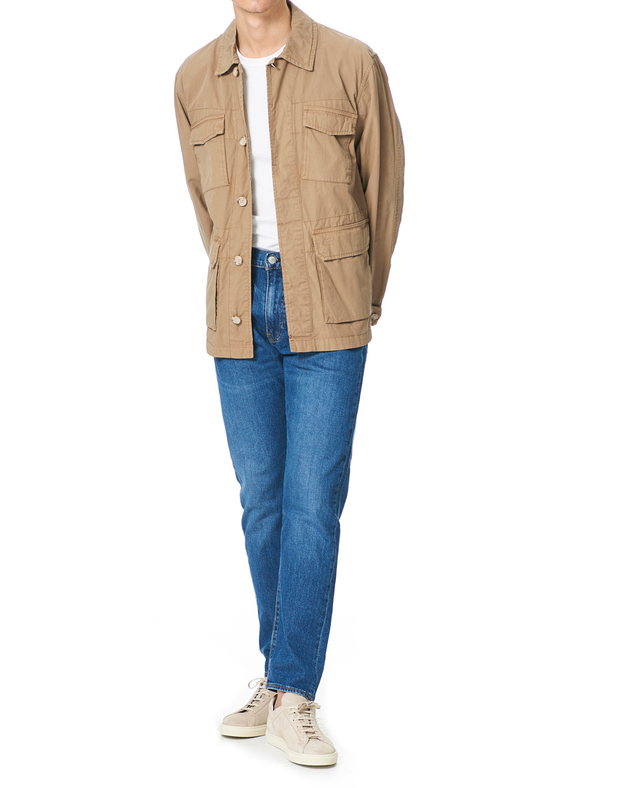 Hombres | Camisas | Woolrich | Military Cotton Field Shirt Jacket Khaki