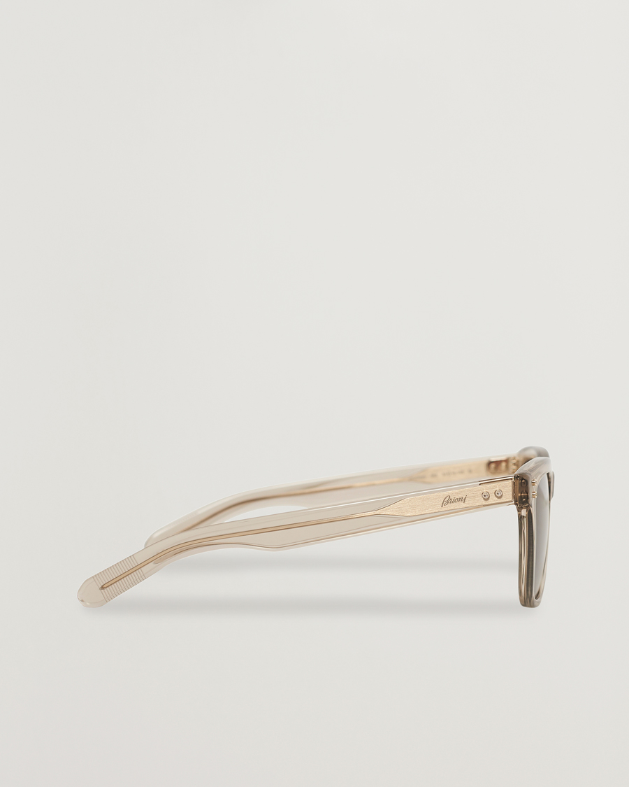 Hombres | Brioni BR0099S Sunglasses Beige/Green | Brioni | BR0099S Sunglasses Beige/Green