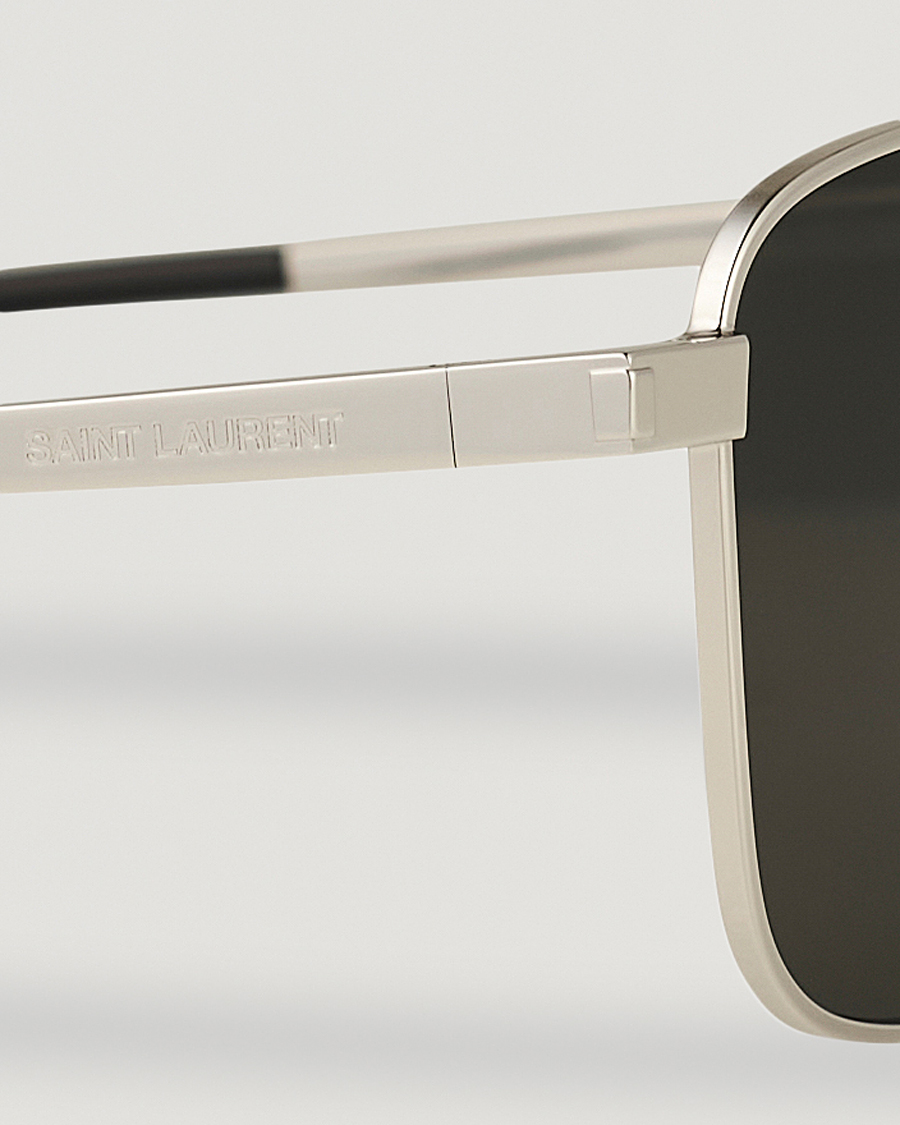 Hombres | Saint Laurent SL 529 Sunglasses Silver/Grey | Saint Laurent | SL 529 Sunglasses Silver/Grey
