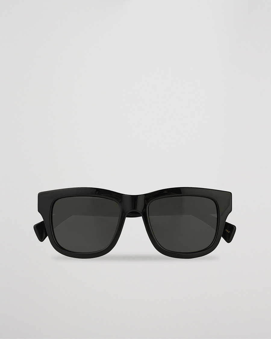 Hombres | Gucci GG1135S Sunglasses Black/Grey | Gucci | GG1135S Sunglasses Black/Grey