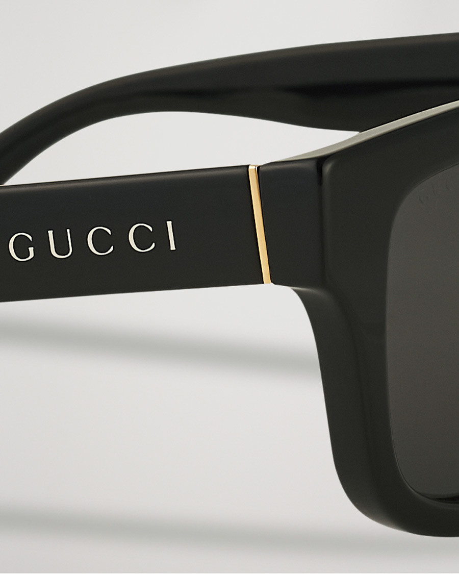 Hombres | Gucci GG1135S Sunglasses Black/Grey | Gucci | GG1135S Sunglasses Black/Grey