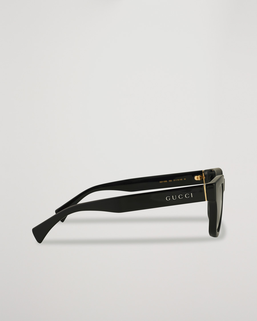 Hombres | Gucci GG1135S Sunglasses Black/Grey | Gucci | GG1135S Sunglasses Black/Grey