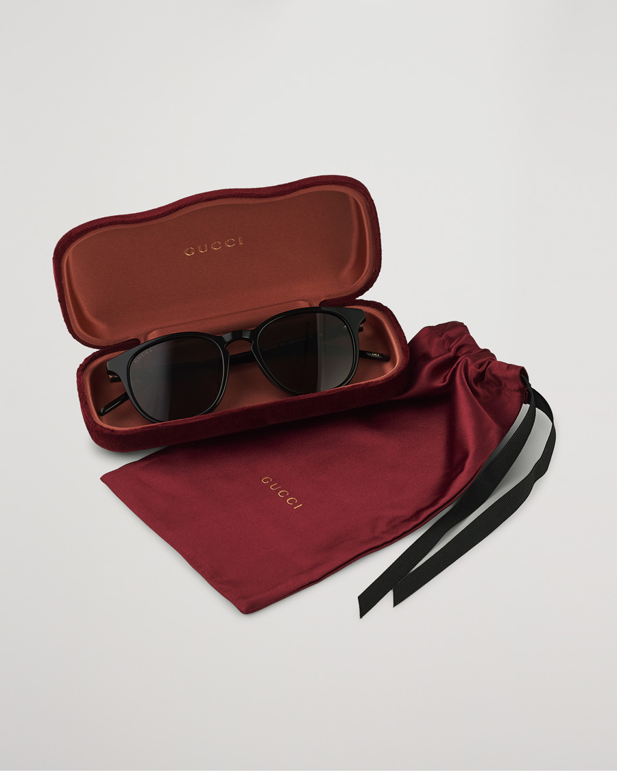Hombres | Gucci GG1157S Sunglasses Black/Grey | Gucci | GG1157S Sunglasses Black/Grey