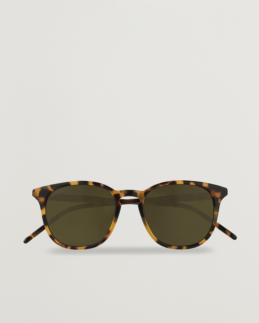 Hombres | Gucci GG1157S Sunglasses Havana/Green | Gucci | GG1157S Sunglasses Havana/Green