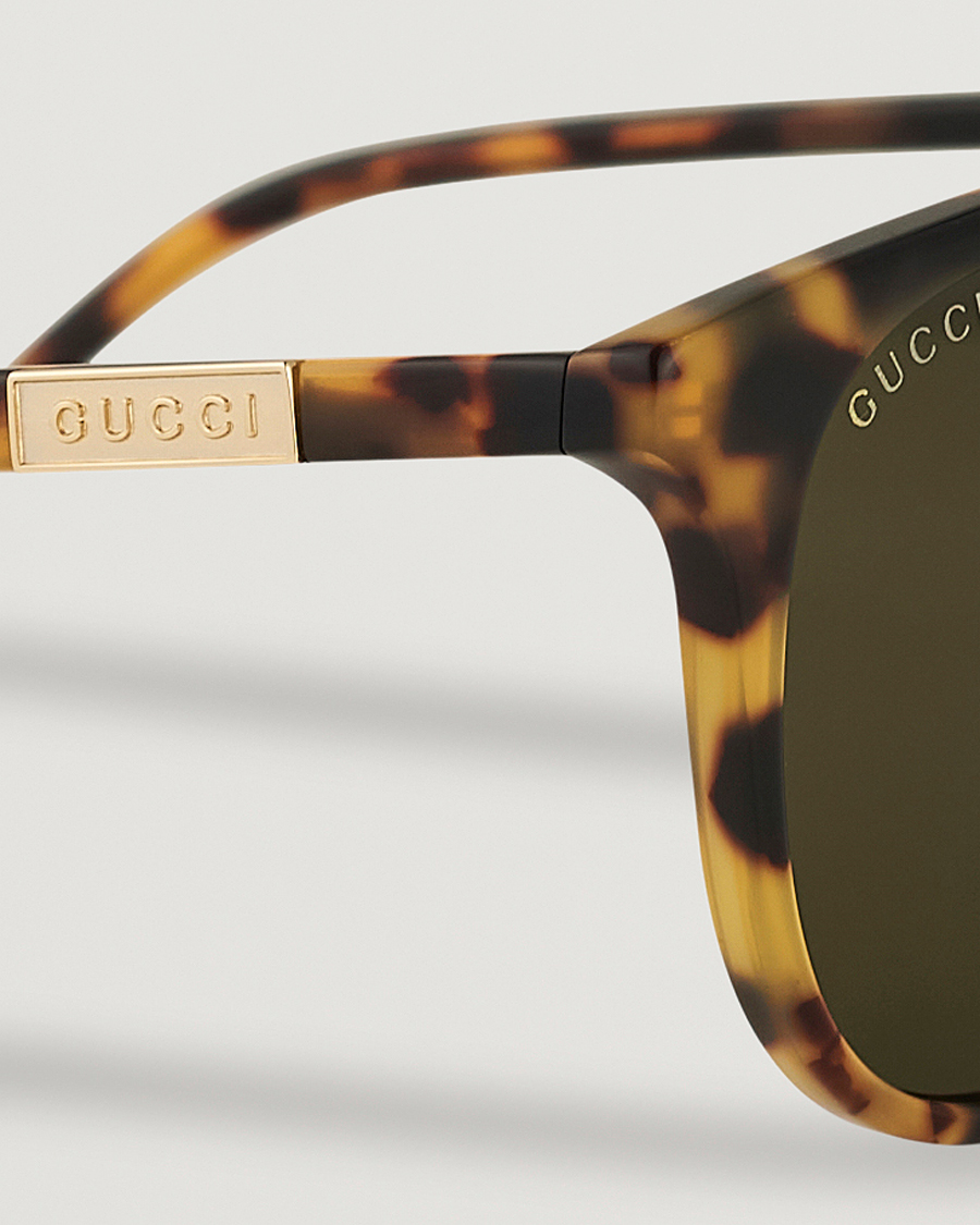 Hombres |  | Gucci | GG1157S Sunglasses Havana/Green