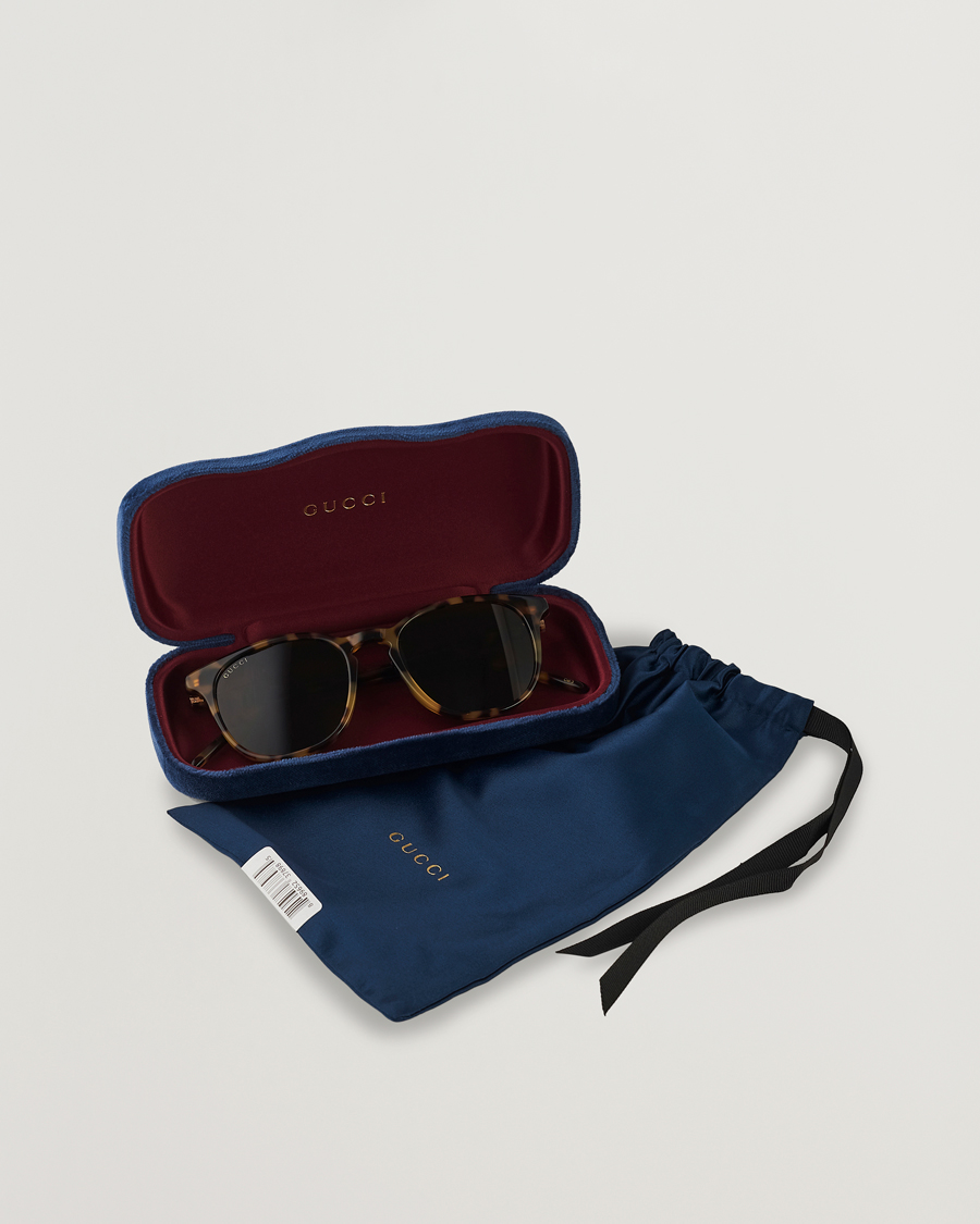 Hombres | Gucci GG1157S Sunglasses Havana/Green | Gucci | GG1157S Sunglasses Havana/Green