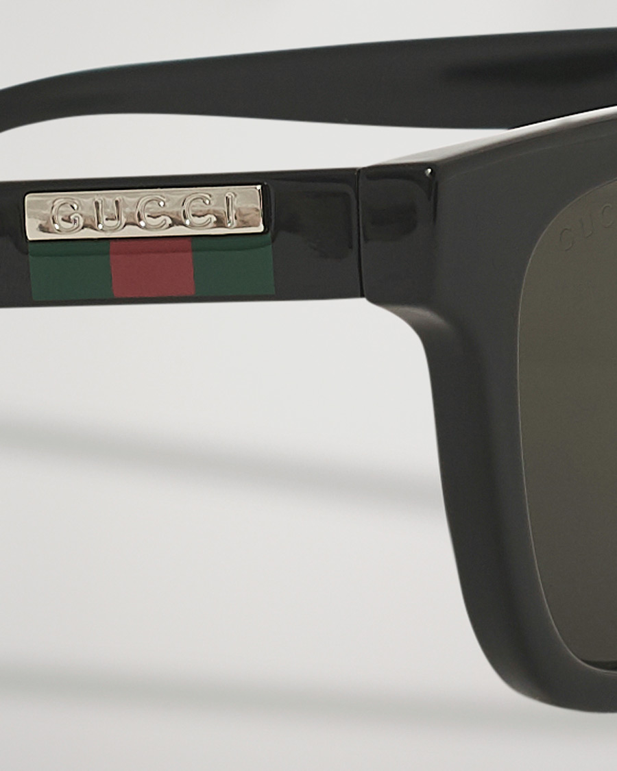 Hombres | Gucci GG1116S Sunglasses Black/Grey | Gucci | GG1116S Sunglasses Black/Grey