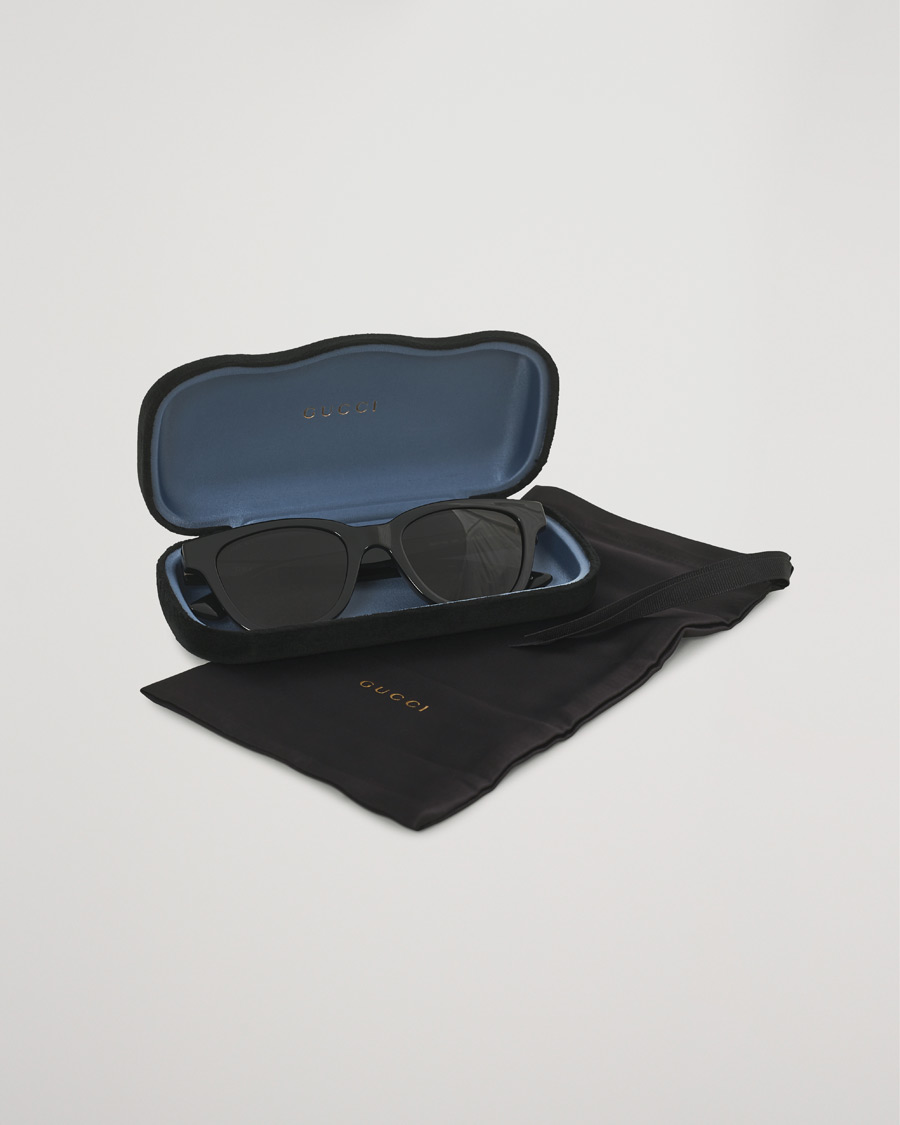 Hombres | Gucci GG1116S Sunglasses Black/Grey | Gucci | GG1116S Sunglasses Black/Grey