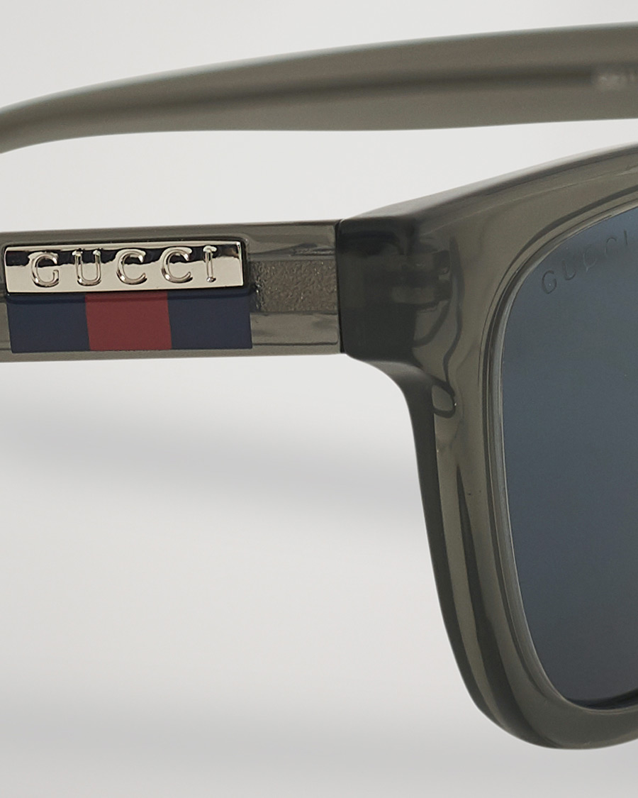 Hombres | Gucci GG1116S Sunglasses Grey/Blue | Gucci | GG1116S Sunglasses Grey/Blue