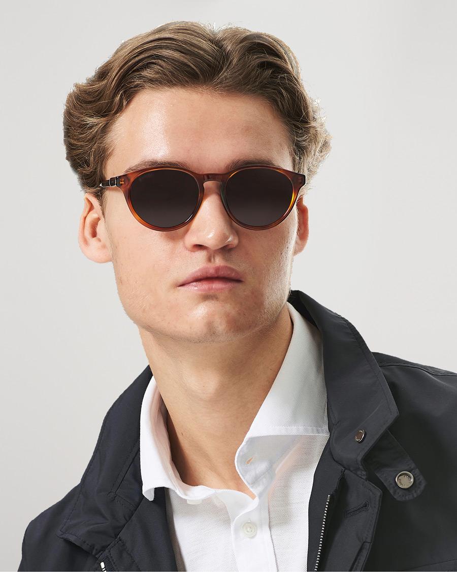 Hombres | Gafas de sol redondas | Gucci | GG1119S Sunglasses Havana/Blue