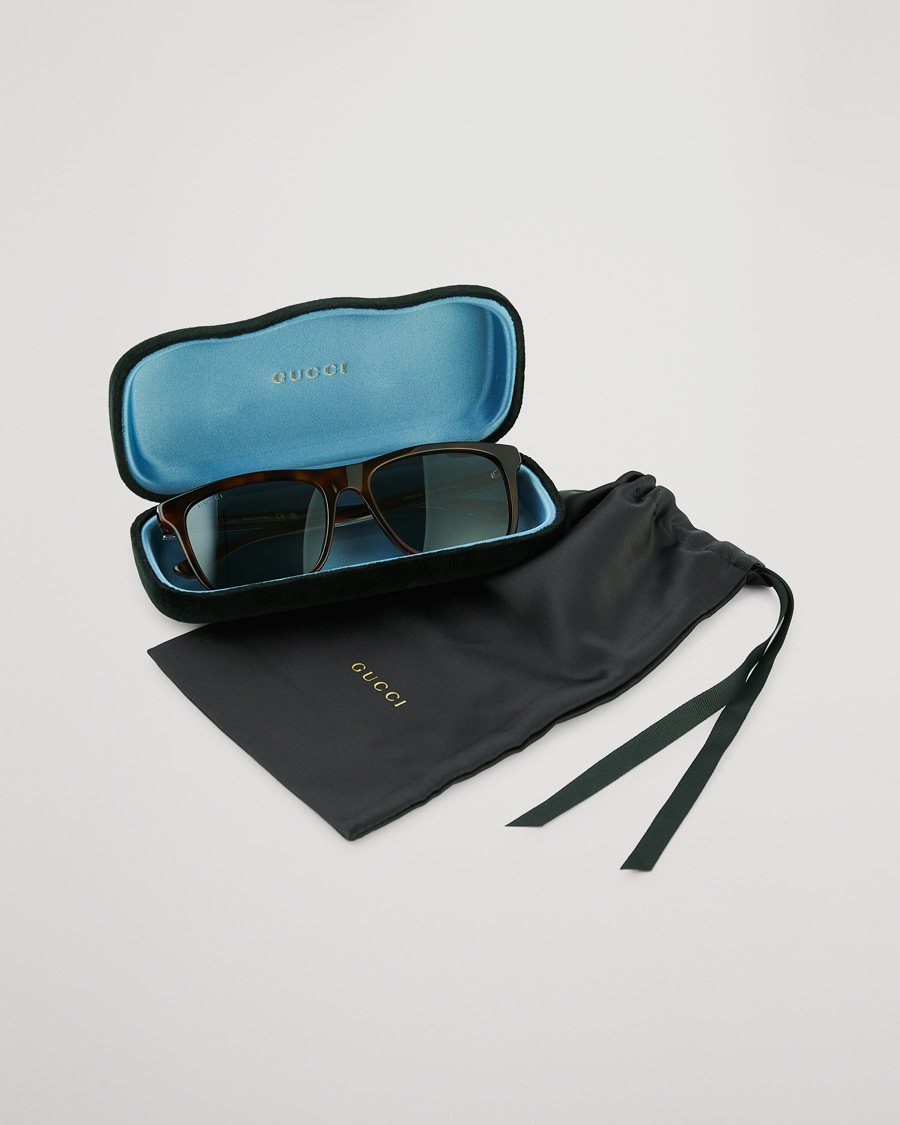 Hombres | Gucci GG0381SN Sunglasses Havana/Blue | Gucci | GG0381SN Sunglasses Havana/Blue