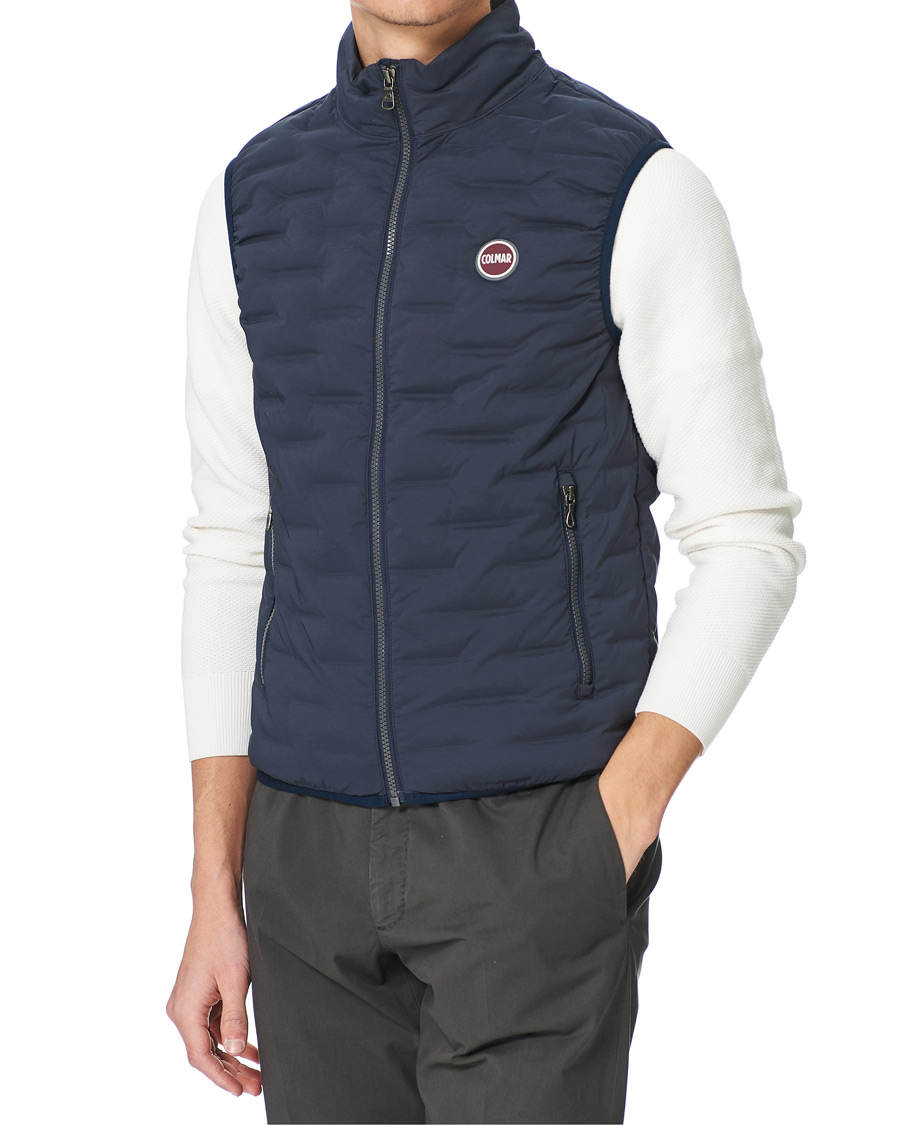 Hombres | Abrigos y chaquetas | Colmar | Lightweight Square Vest Navy