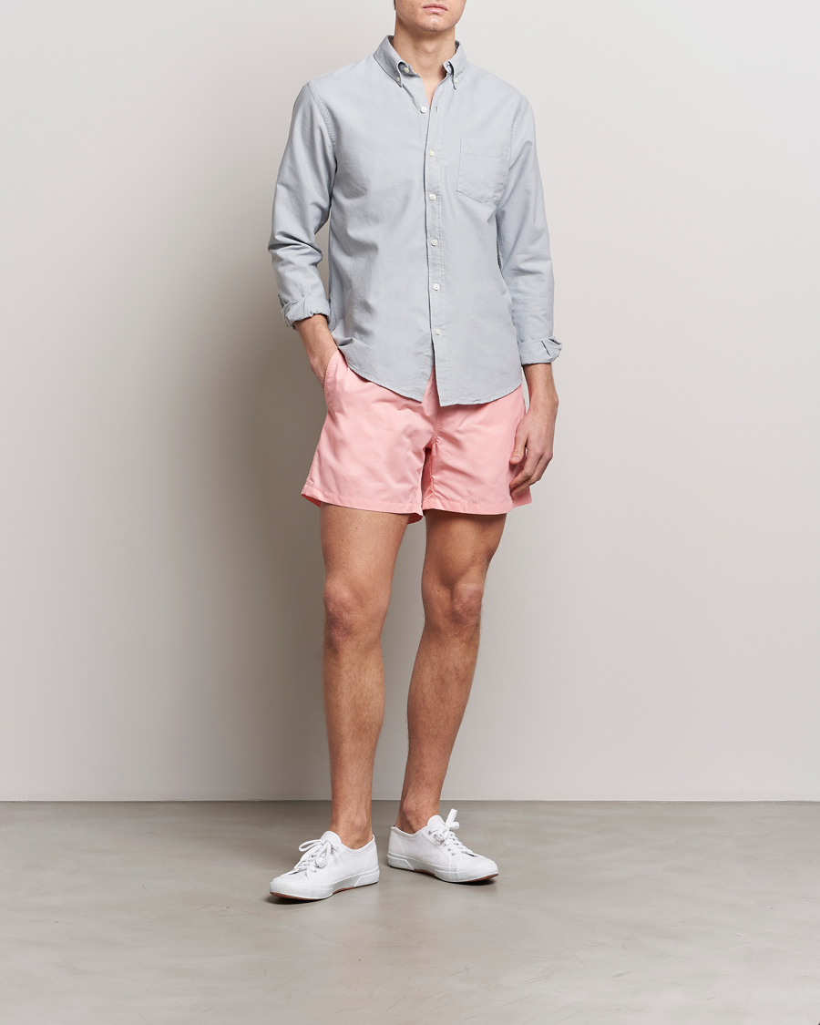 Hombres | Bañadores | Colorful Standard | Classic Organic Swim Shorts Bright Coral