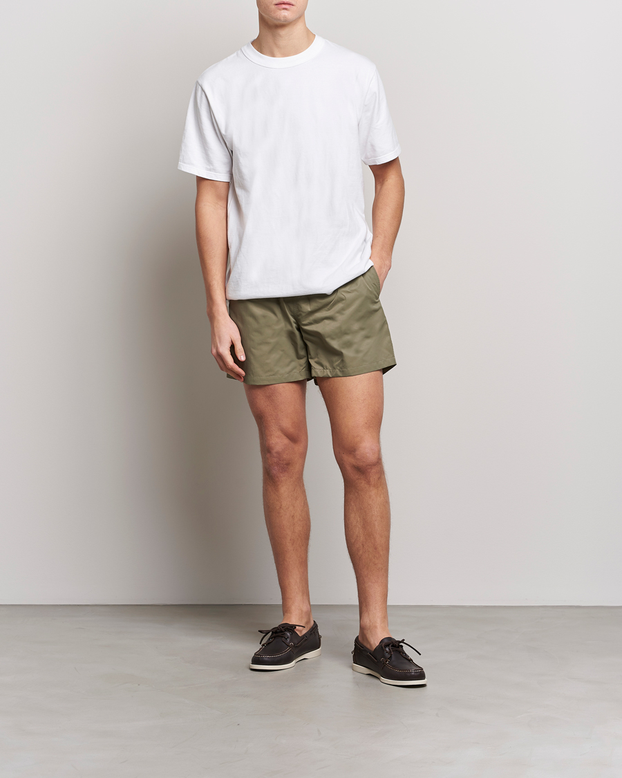 Hombres | Bañadores | Colorful Standard | Classic Organic Swim Shorts Dusty Olive