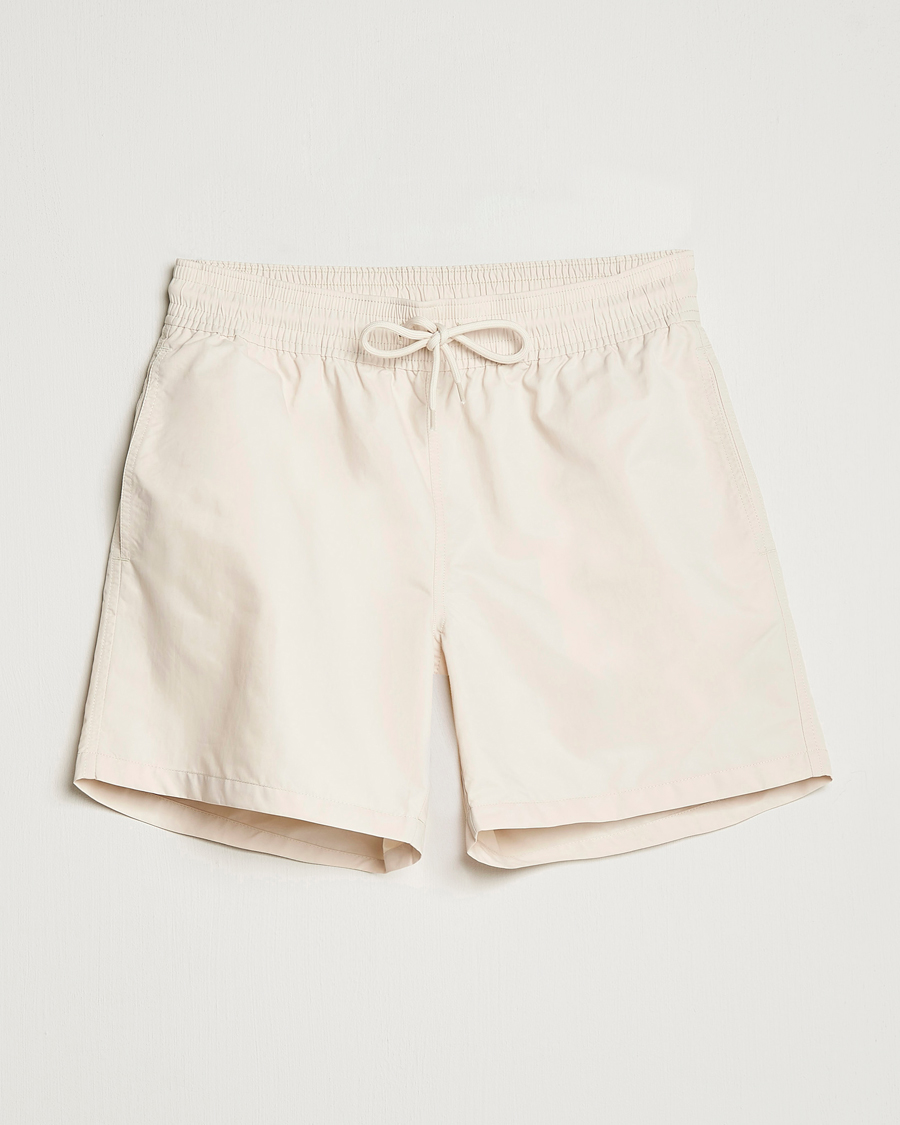 Hombres | Bañadores | Colorful Standard | Classic Organic Swim Shorts Ivory White