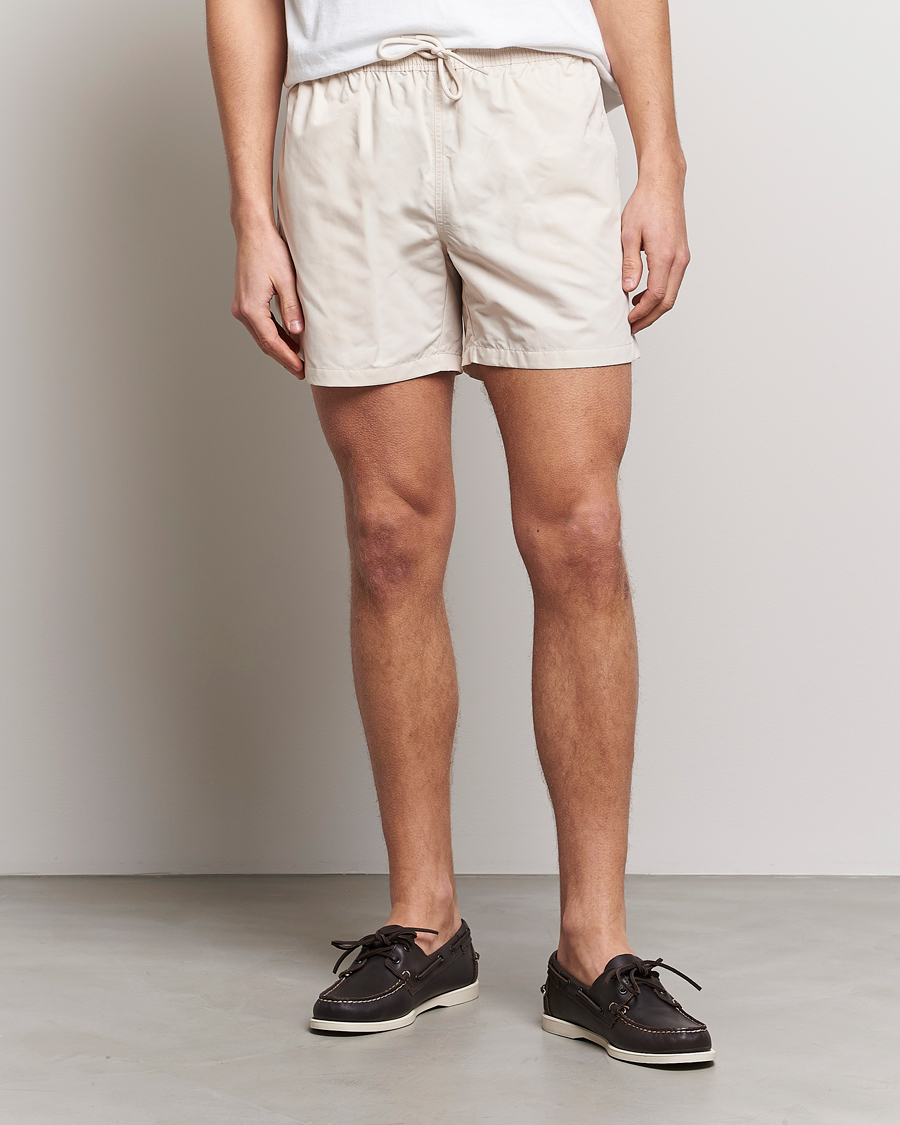 Hombres |  | Colorful Standard | Classic Organic Swim Shorts Ivory White