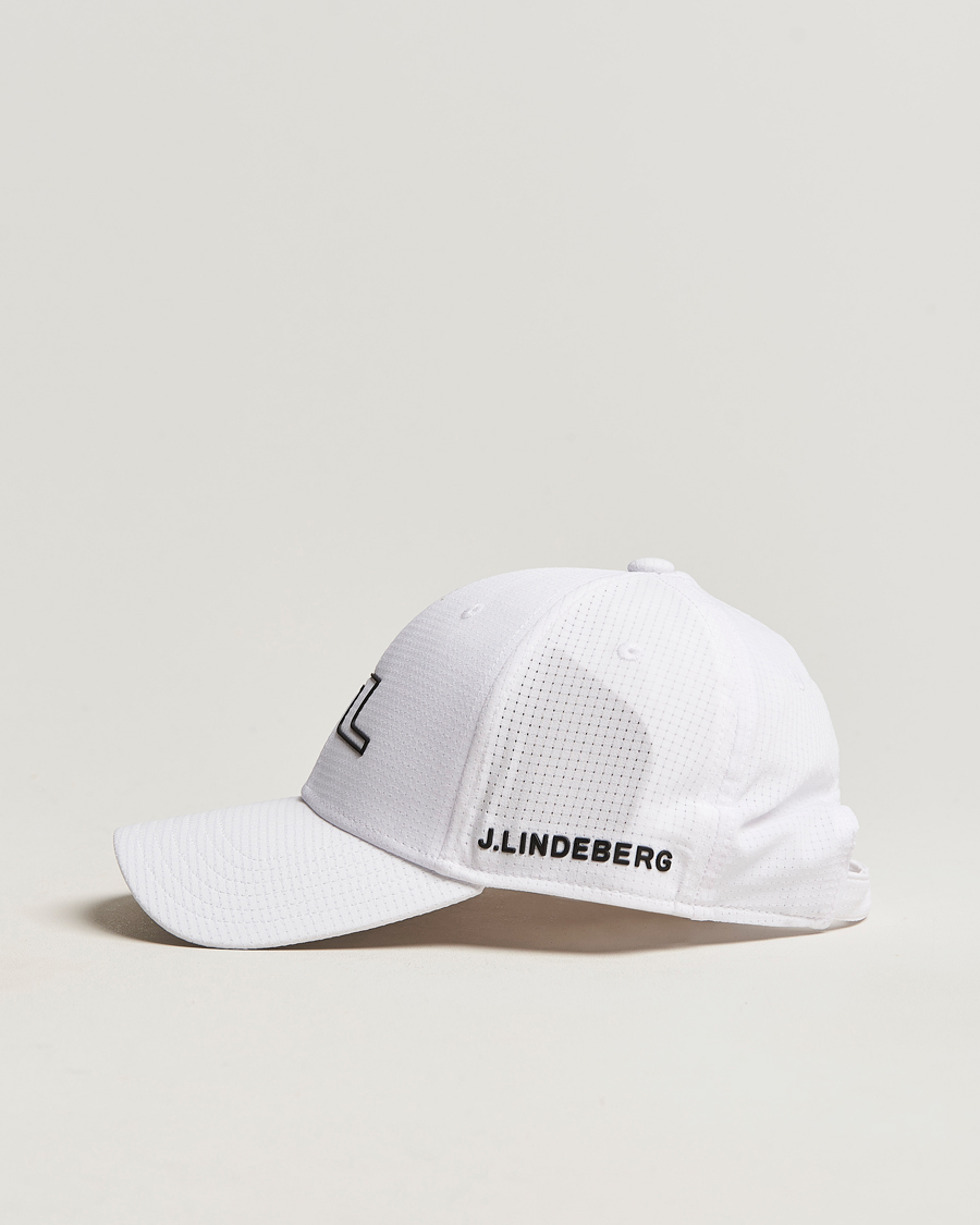 Hombres | J.Lindeberg Caden Golf Cap White | J.Lindeberg | Caden Golf Cap White