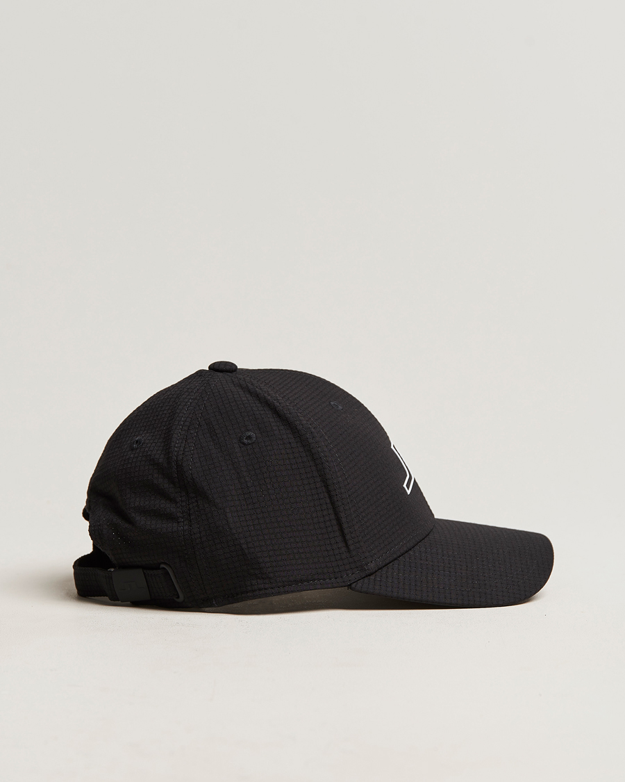 Hombres | J.Lindeberg Caden Golf Cap Black | J.Lindeberg | Caden Golf Cap Black