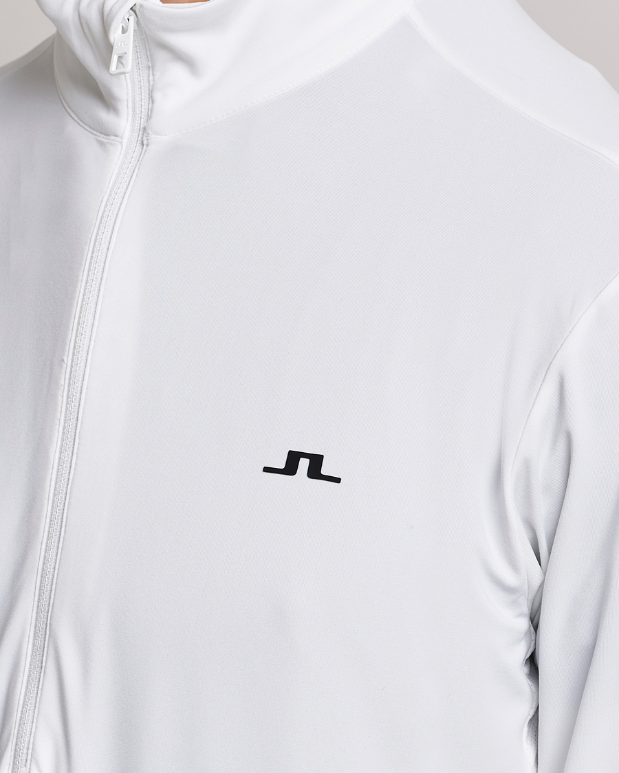 Hombres | Jerséis y prendas de punto | J.Lindeberg | Luke Jersey Half Zip White