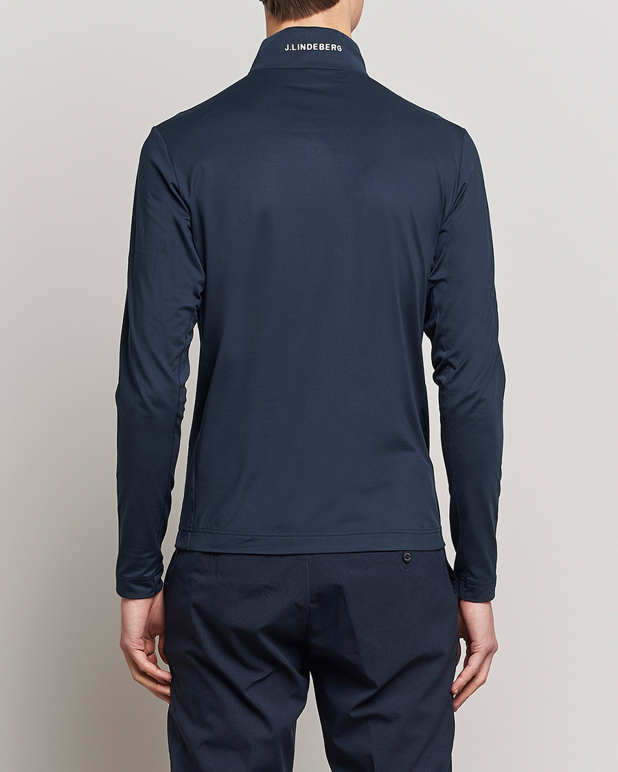 Hombres | Jerséis y prendas de punto | J.Lindeberg | Luke Jersey Half Zip Navy