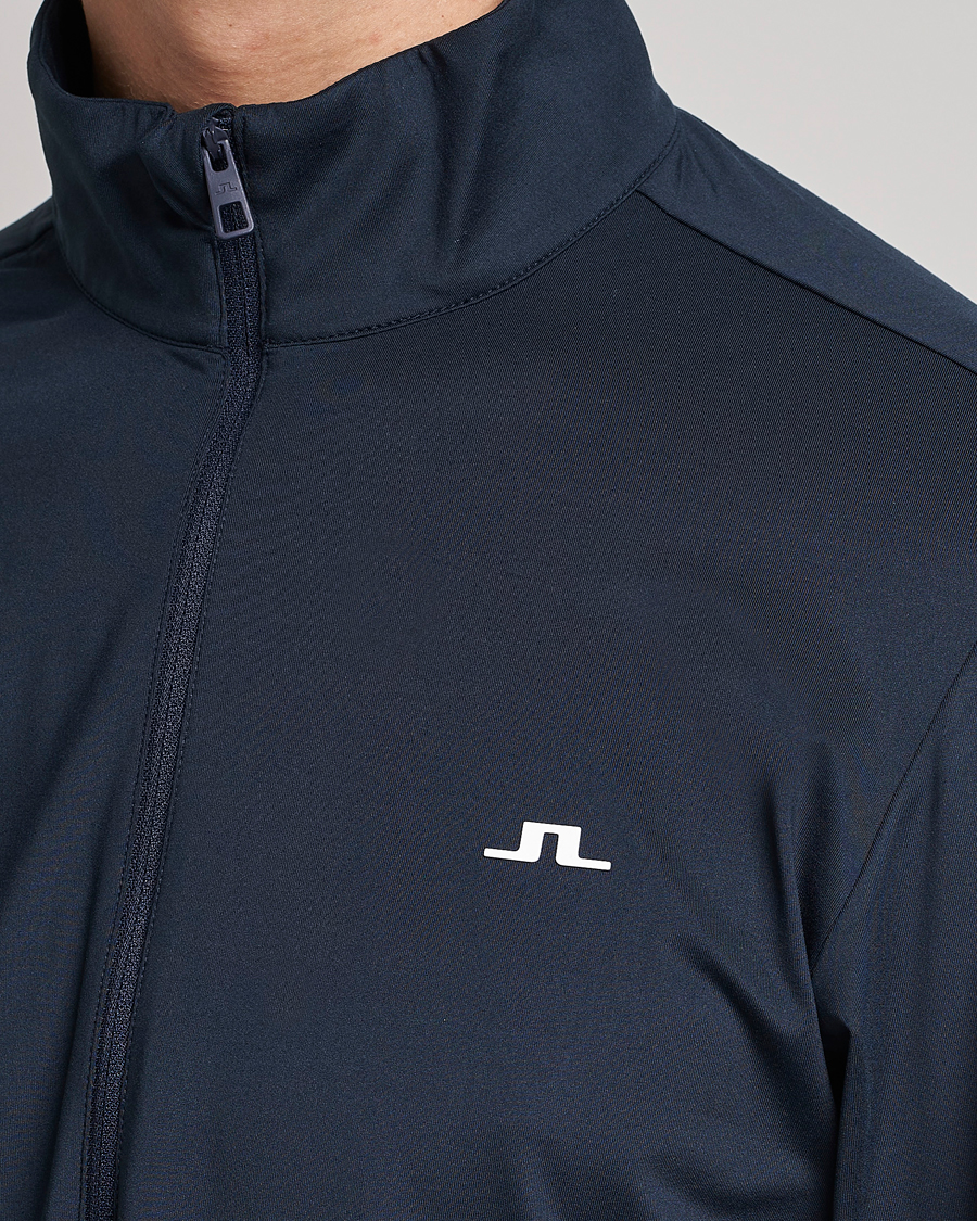 Hombres | Jerséis y prendas de punto | J.Lindeberg | Luke Jersey Half Zip Navy