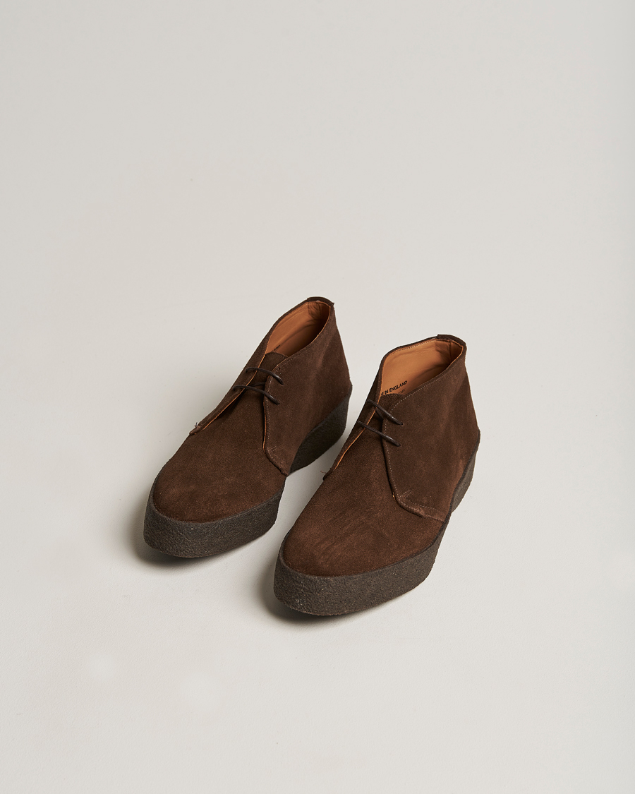 Hombres | Zapatos | Sanders | Joel Chukka Boot Chocolate Suede
