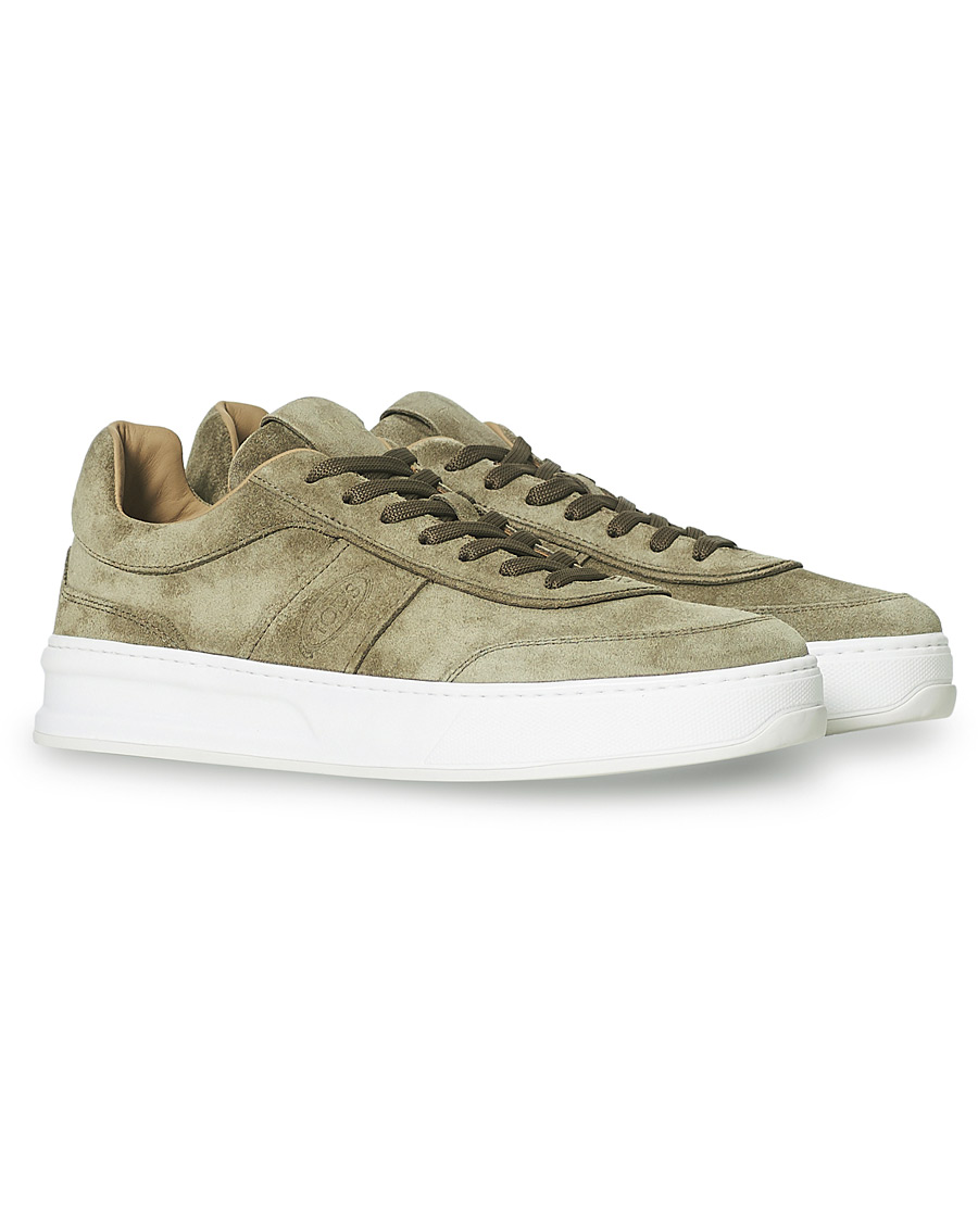 Hombres | Tod's Cassetta Alta Sneaker Taupe Suede | Tod's | Cassetta Alta Sneaker Taupe Suede