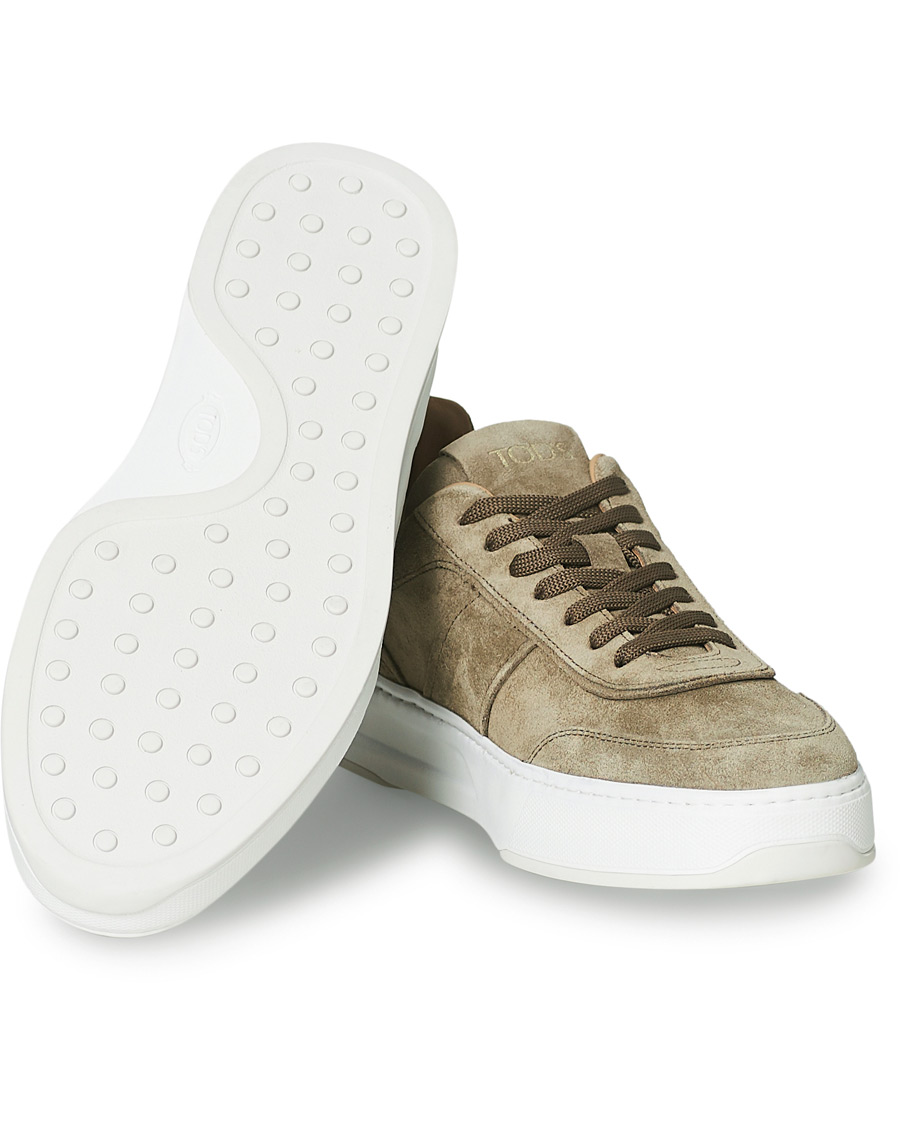 Hombres | Tod's Cassetta Alta Sneaker Taupe Suede | Tod's | Cassetta Alta Sneaker Taupe Suede