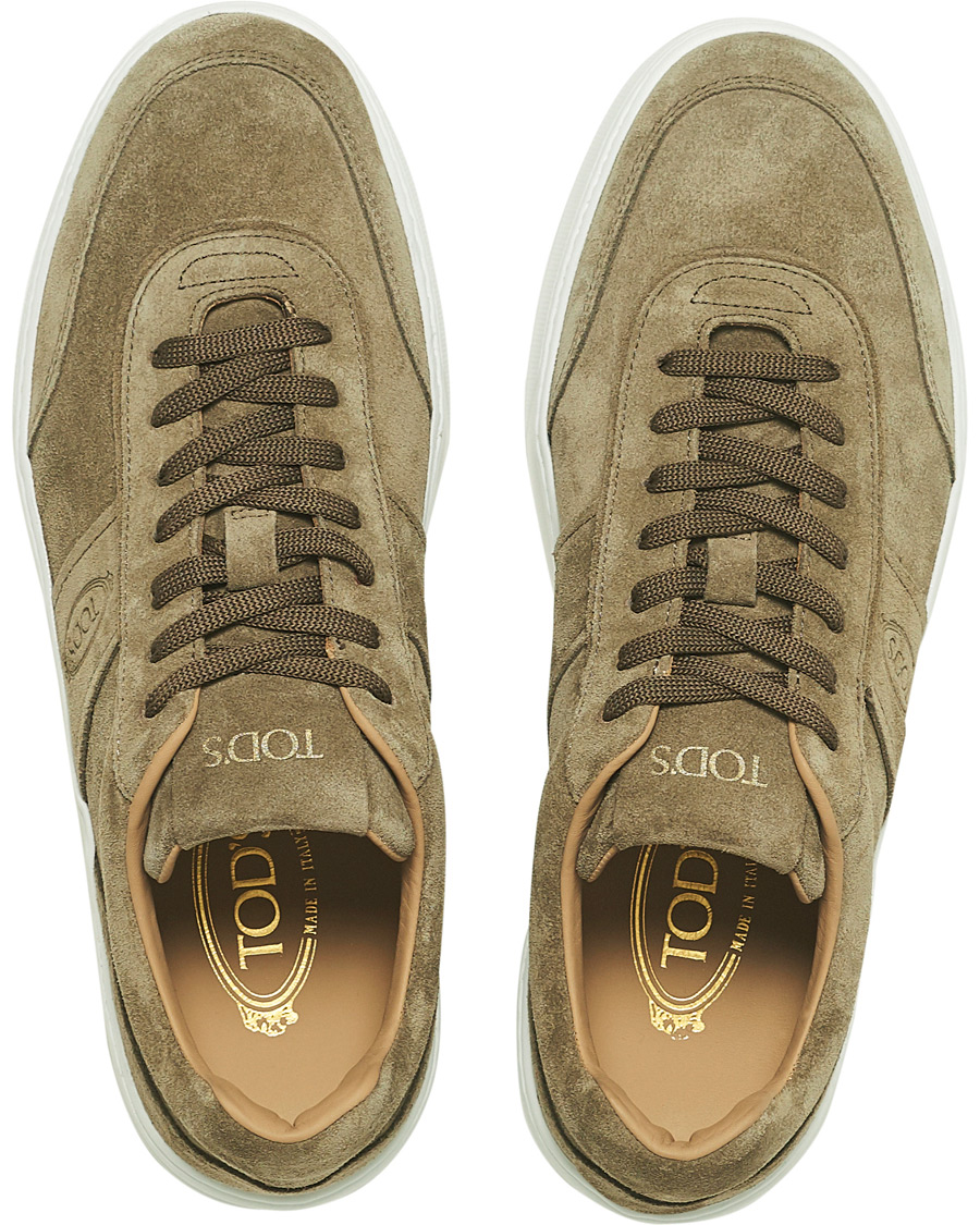 Hombres | Tod's Cassetta Alta Sneaker Taupe Suede | Tod's | Cassetta Alta Sneaker Taupe Suede