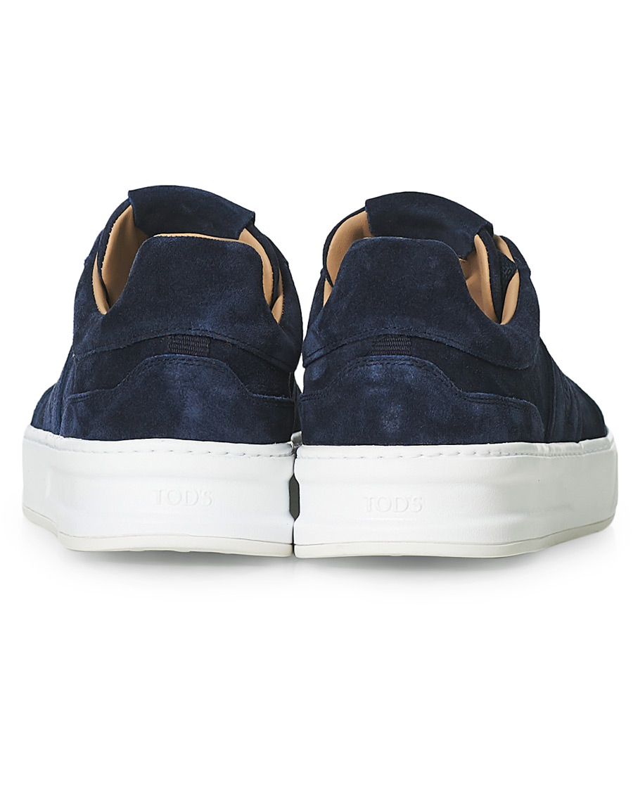 Hombres | Tod's Cassetta Alta Sneaker Navy Suede | Tod's | Cassetta Alta Sneaker Navy Suede