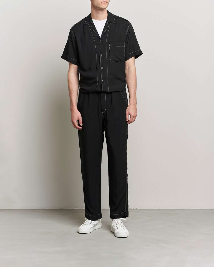 Hombres | Camisas | CDLP | Short Sleeve Pool Shirt Black