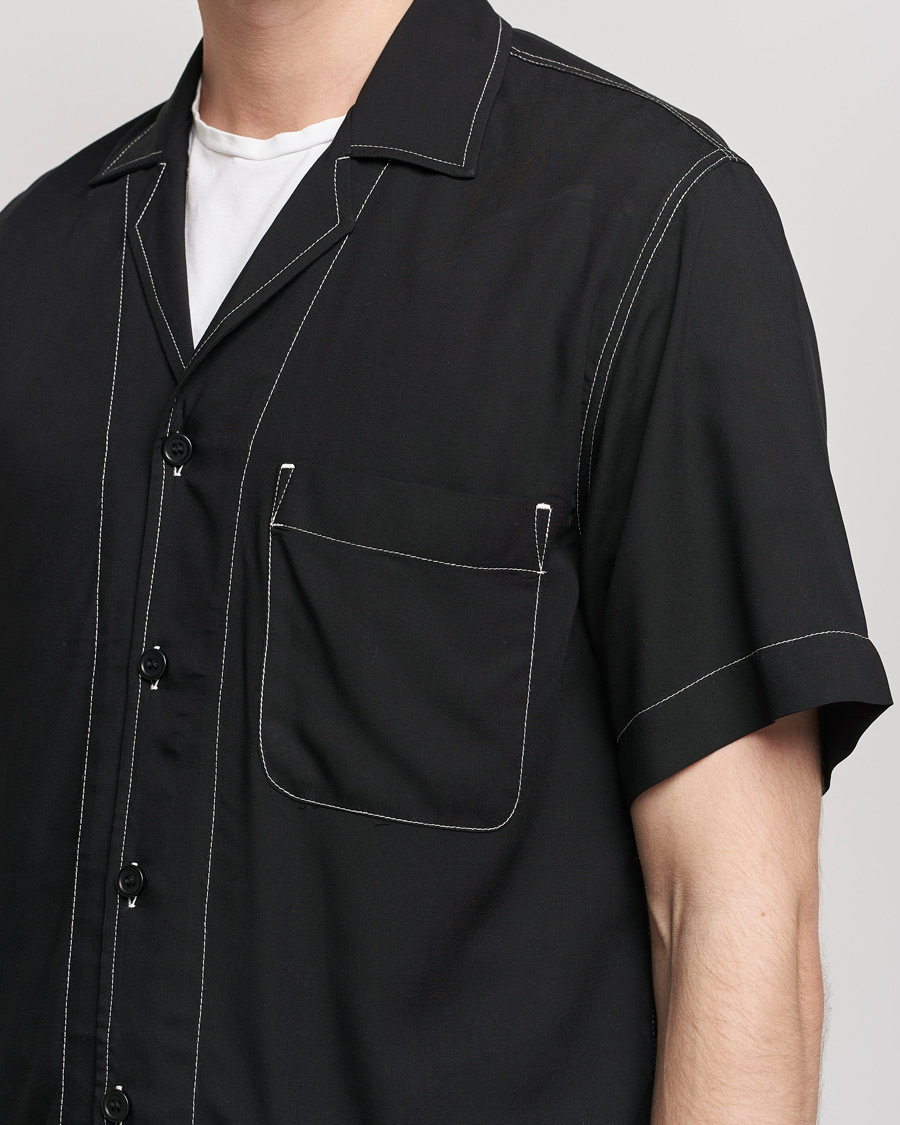 Hombres | Camisas | CDLP | Short Sleeve Pool Shirt Black