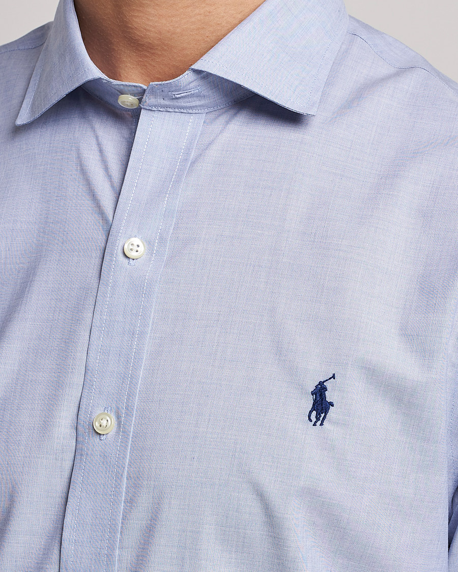 Hombres | Camisas | Polo Ralph Lauren | Slim Fit Poplin Cut Away Dress Shirt Light Blue