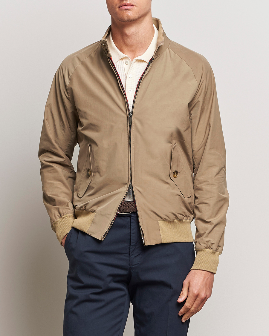 Men | Clothing | Baracuta | G9 Original Harrington Jacket Tan