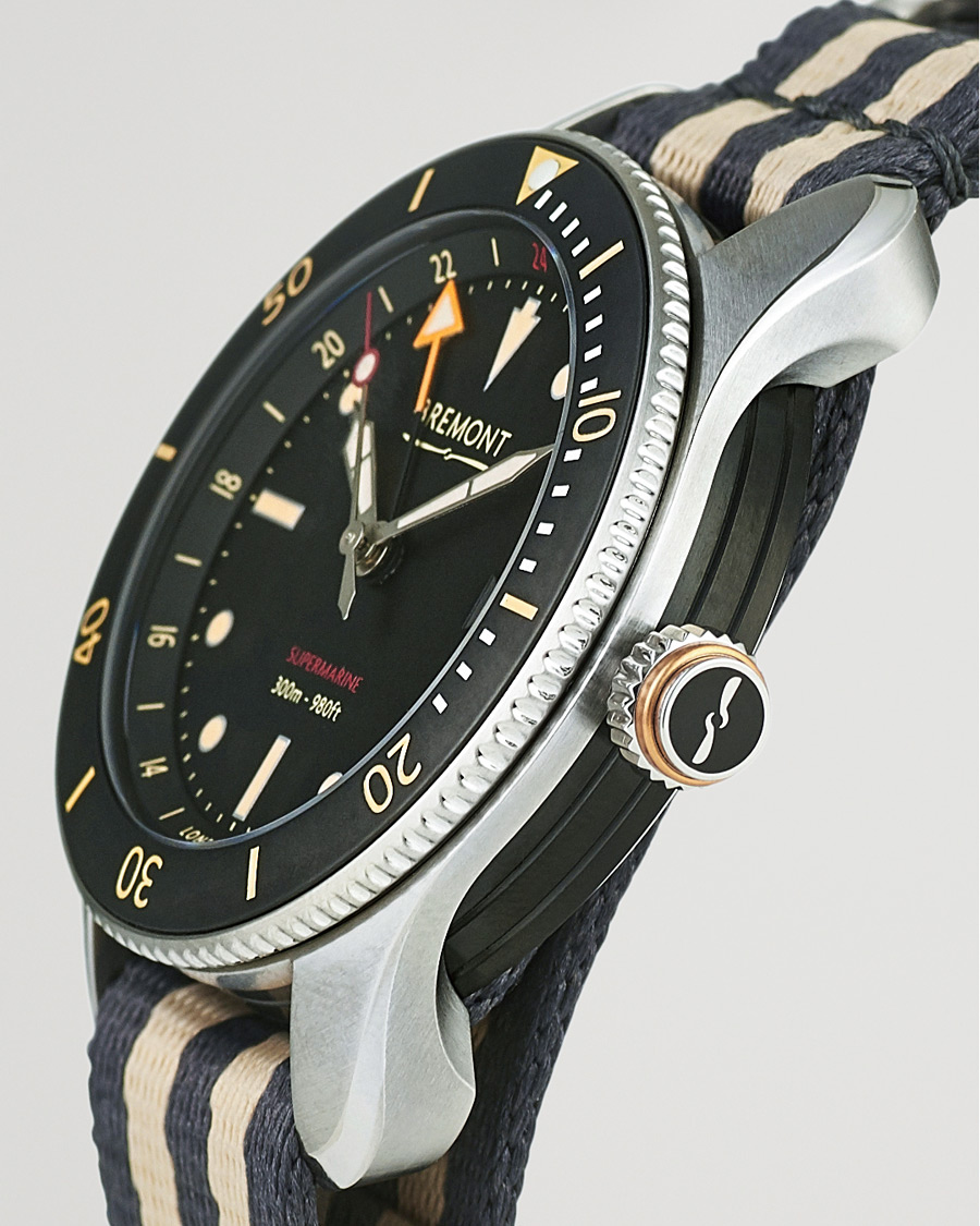 Hombres | Bremont S302 Supermarine GMT Nato 40mm Black Dial | Bremont | S302 Supermarine GMT Nato 40mm Black Dial