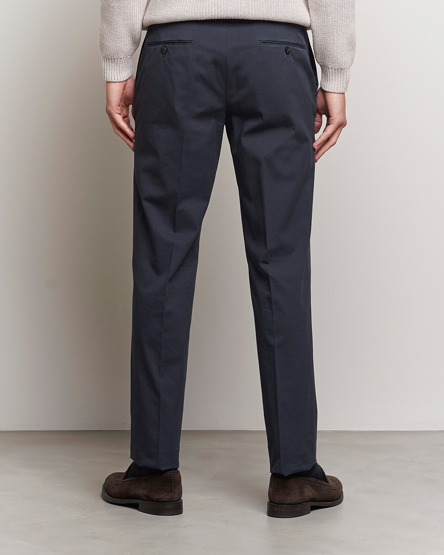 Hombres | Pantalones | Incotex | Regular Fit Comfort Chinos Navy