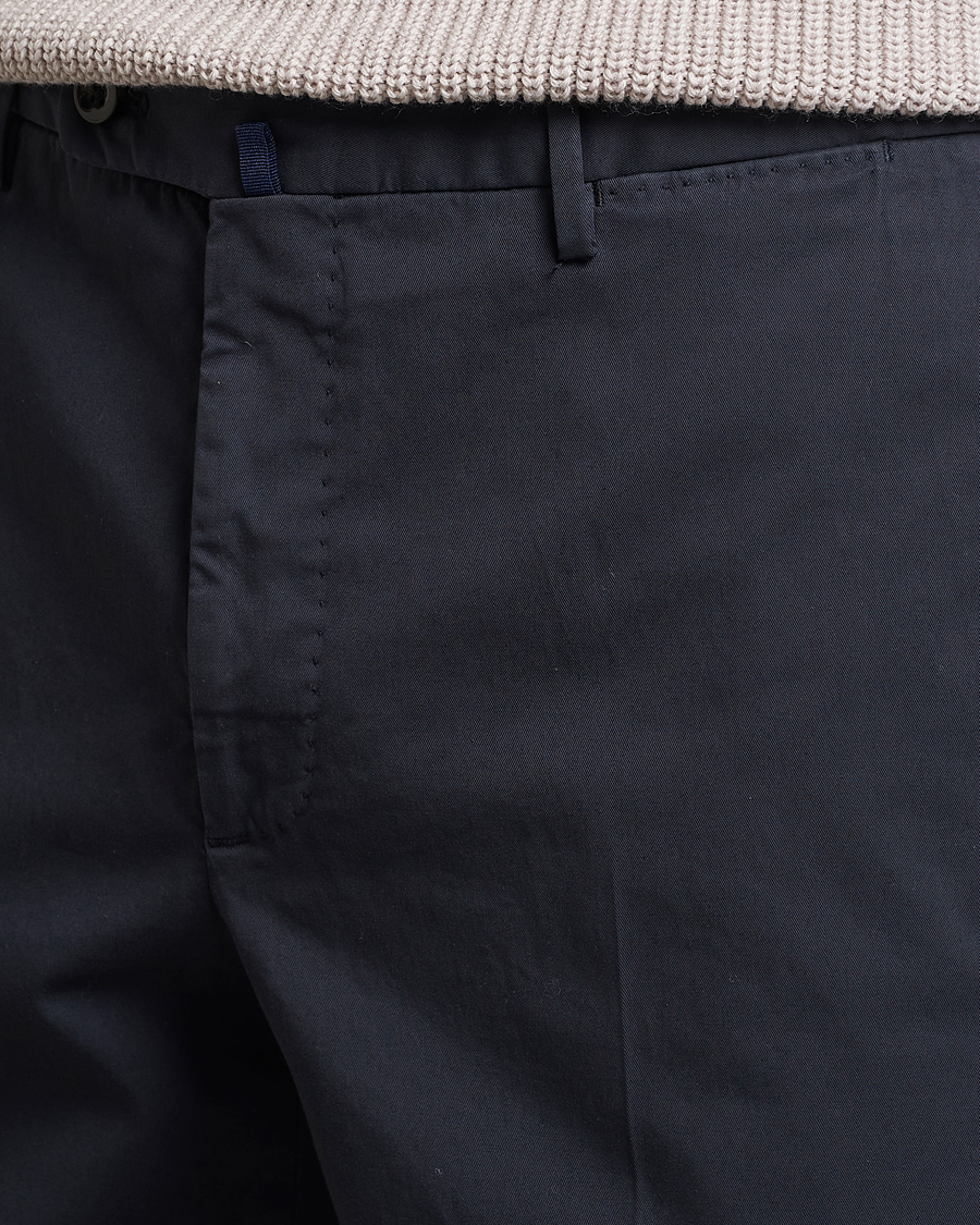 Hombres | Pantalones | Incotex | Regular Fit Comfort Chinos Navy