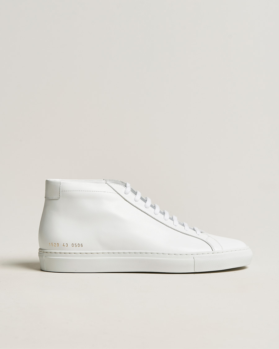 Hombres | Common Projects Original Achilles Leather High Sneaker White | Common Projects | Original Achilles Leather High Sneaker White