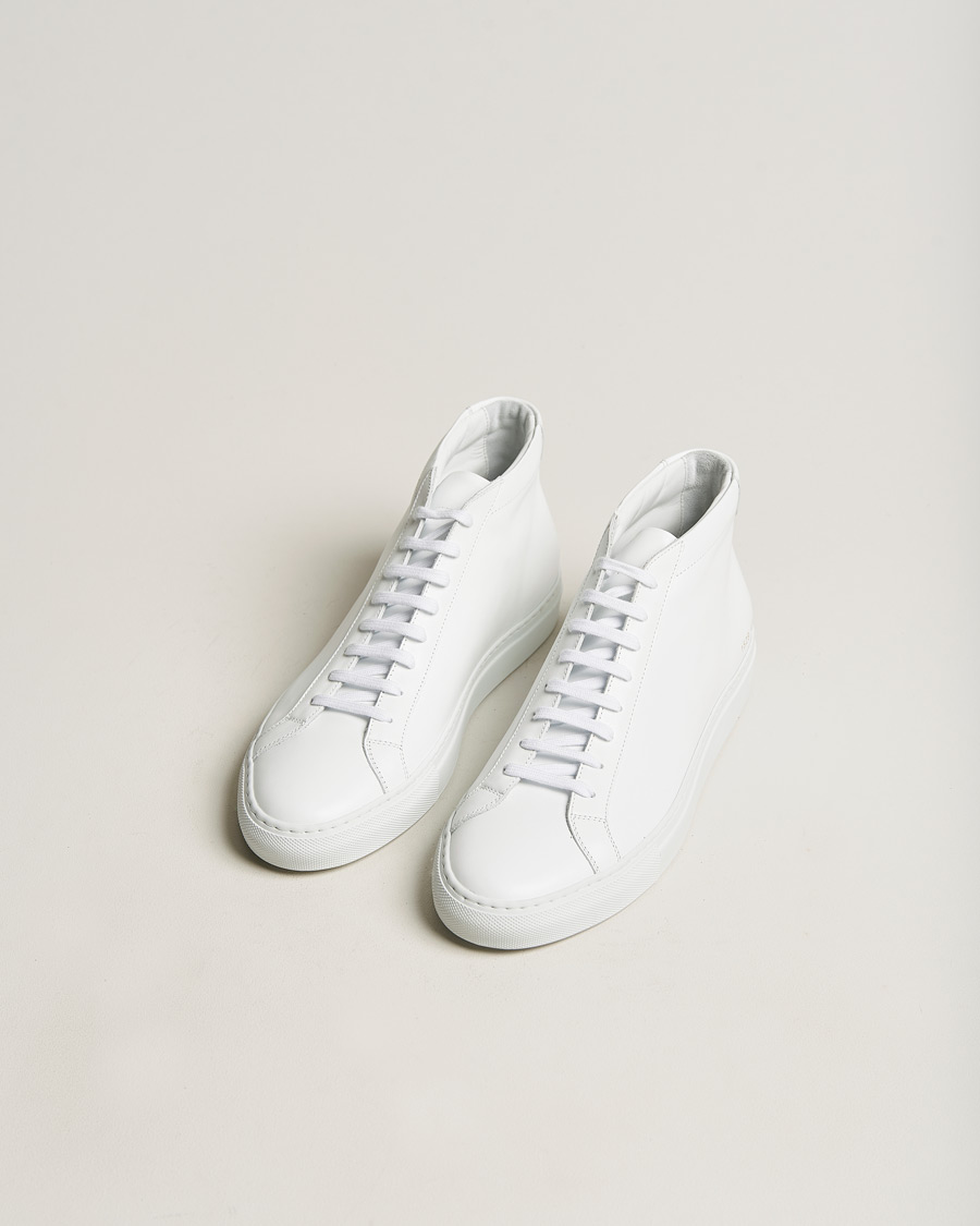 Hombres | Common Projects Original Achilles Leather High Sneaker White | Common Projects | Original Achilles Leather High Sneaker White
