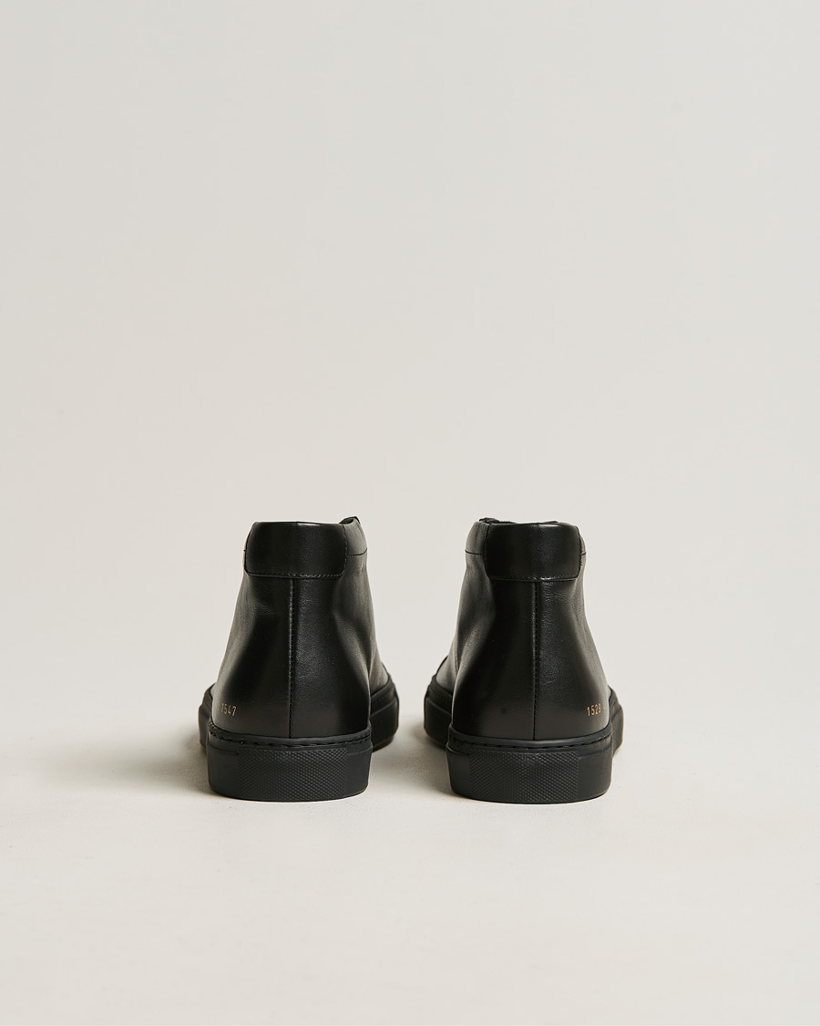 Hombres | Common Projects Original Achilles Leather High Sneaker Black | Common Projects | Original Achilles Leather High Sneaker Black