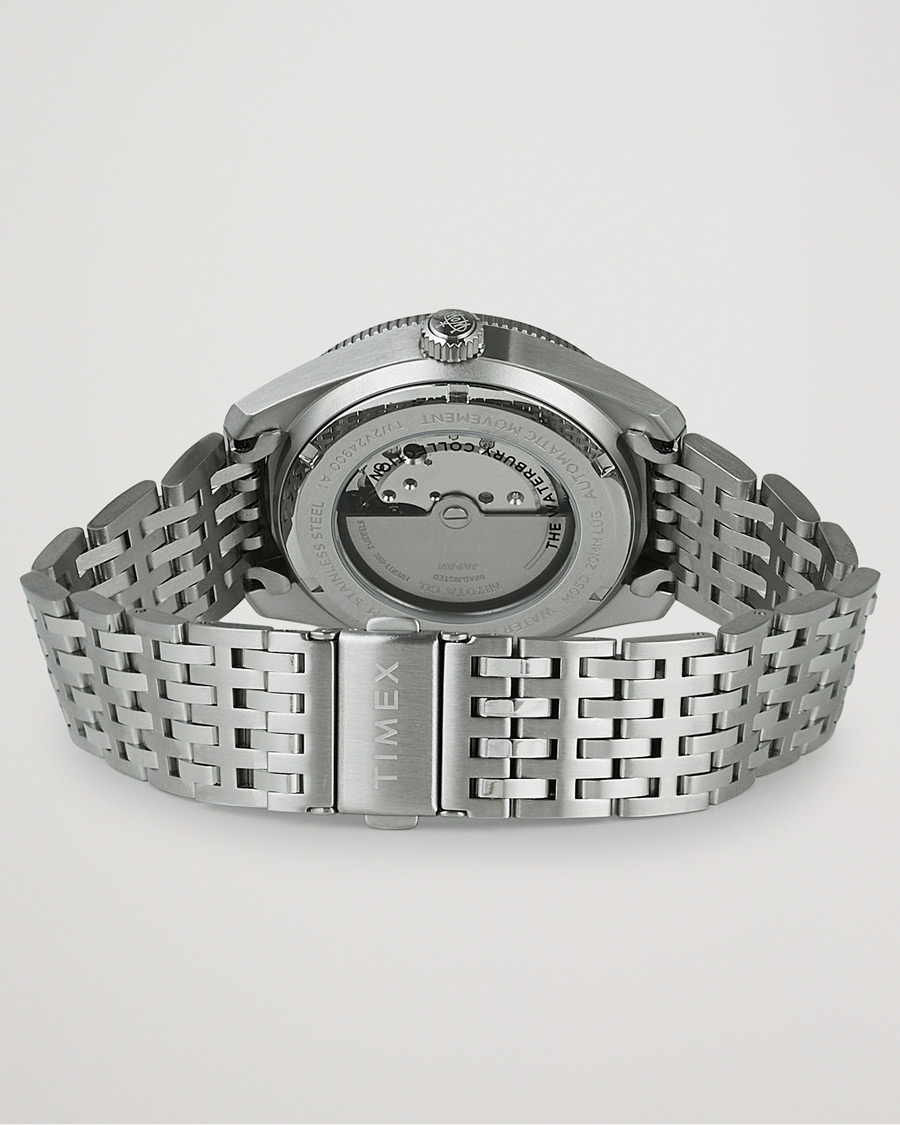 Hombres | Timex Waterbury Diver Automatic 40mm Steel/Black Dial | Timex | Waterbury Diver Automatic 40mm Steel/Black Dial