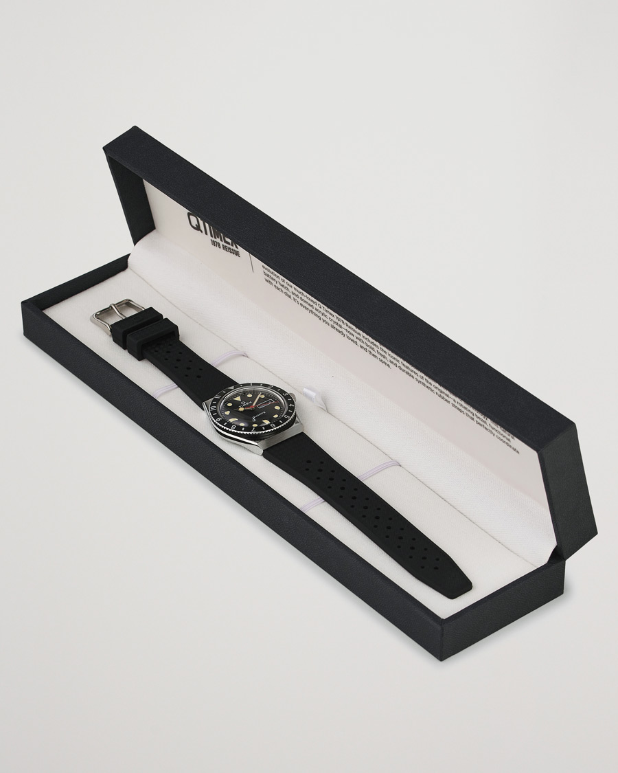 Hombres | Timex Q Diver 38mm Rubber Strap Black | Timex | Q Diver 38mm Rubber Strap Black