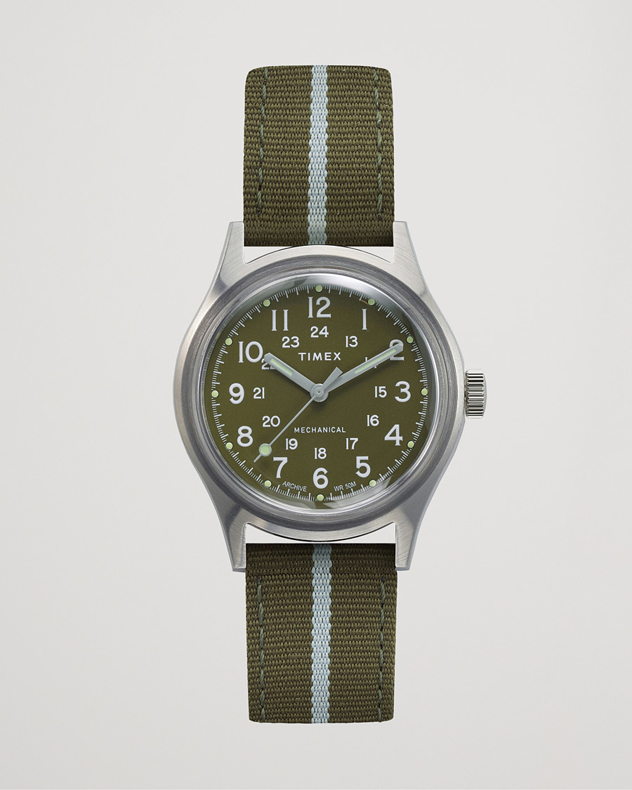 Hombres | Timex MK1 Mechanical Watch 36mm Green | Timex | MK1 Mechanical Watch 36mm Green