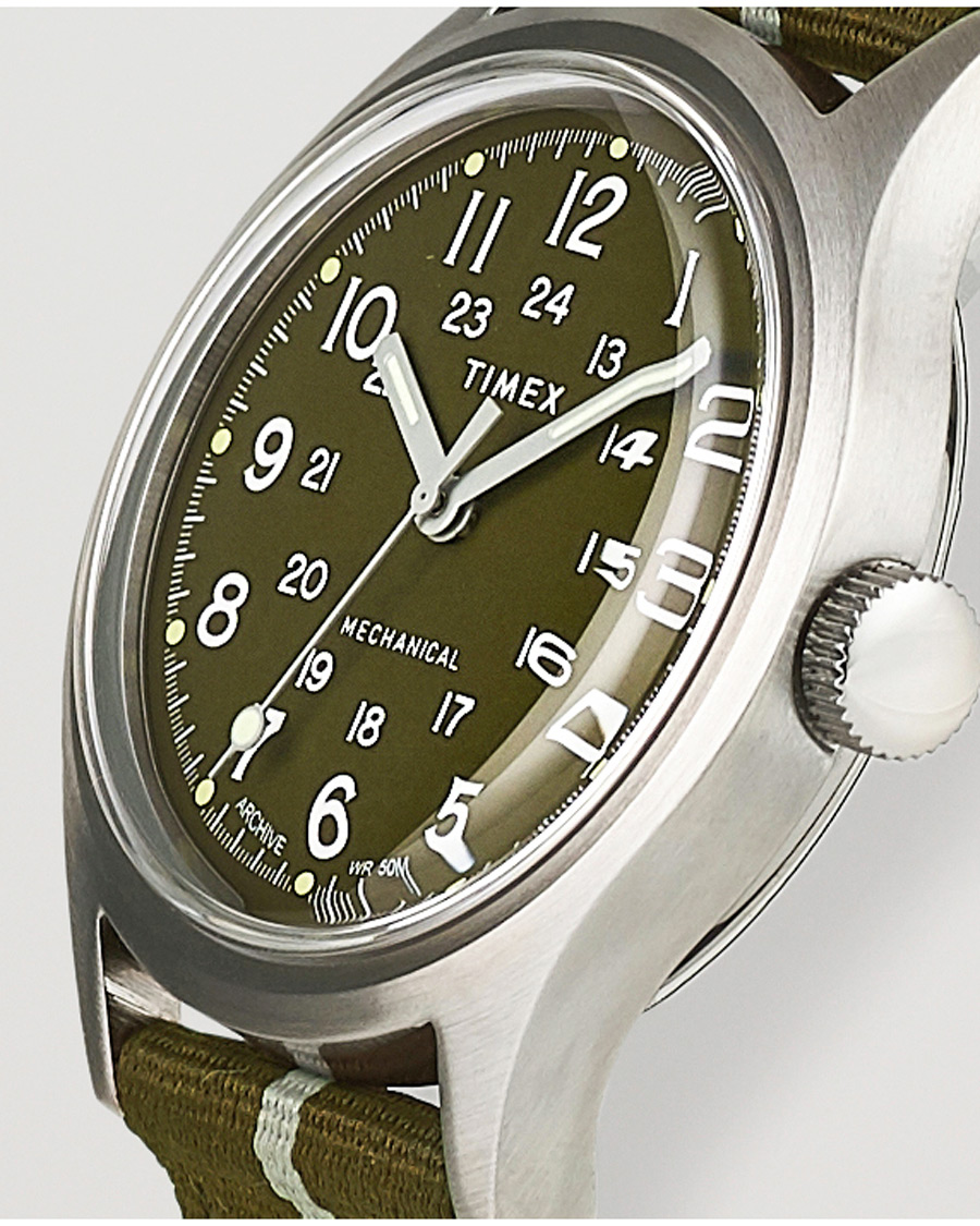 Hombres | Timex MK1 Mechanical Watch 36mm Green | Timex | MK1 Mechanical Watch 36mm Green