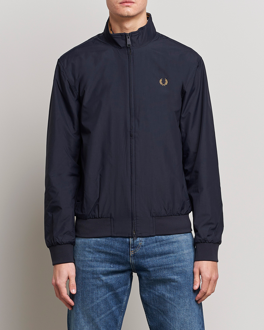 Hombres | Chaquetas ligeras | Fred Perry | Brentham Jacket Navy