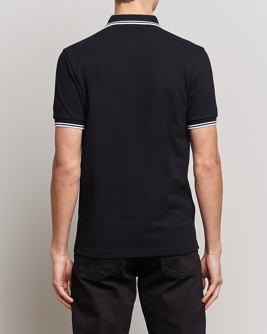 Hombres | Polos | Fred Perry | Twin Tipped Polo Shirt Black