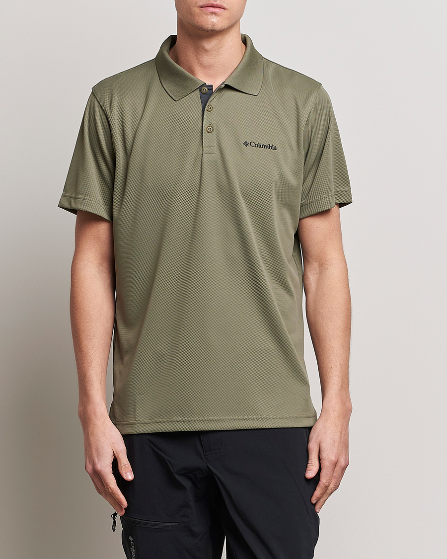 Hombres | Polos | Columbia | Utilizer Function Polo Stone Green