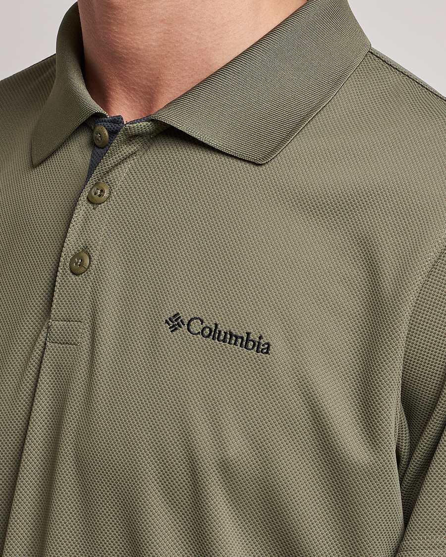 Hombres | Polos | Columbia | Utilizer Function Polo Stone Green